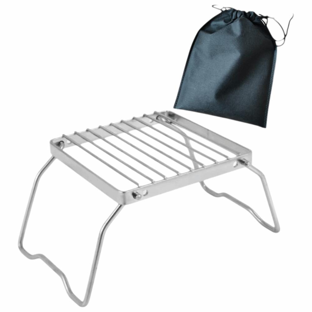 Portable Mini Grill Stainless Steel Outdoor Grill Durable Barbecue Grill  Camping
