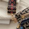 Weave Crossbody Bags Female Tassel Waist Bag Retro Leather Shoulder Packs