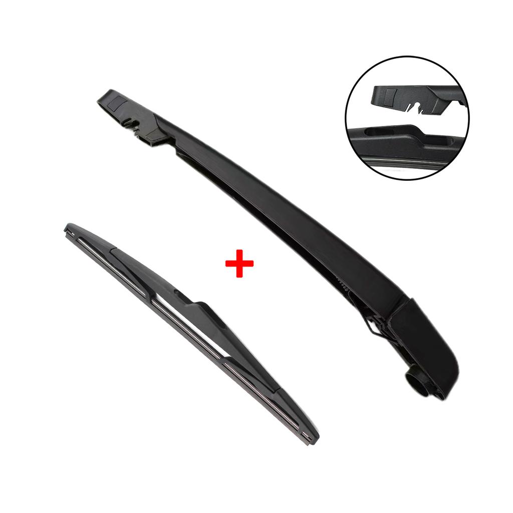 Rear Wiper Blade & Arm Set Kit For Peugeot 3008 2009-2016 Windshield Windscreen Rear Window