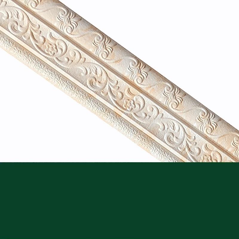 1PC 2.3mX7.8cm 3D Self Adhesive Wall Sticker Waterproof Wallpaper Skirting Border Home Decor TV Background Wall Sticker