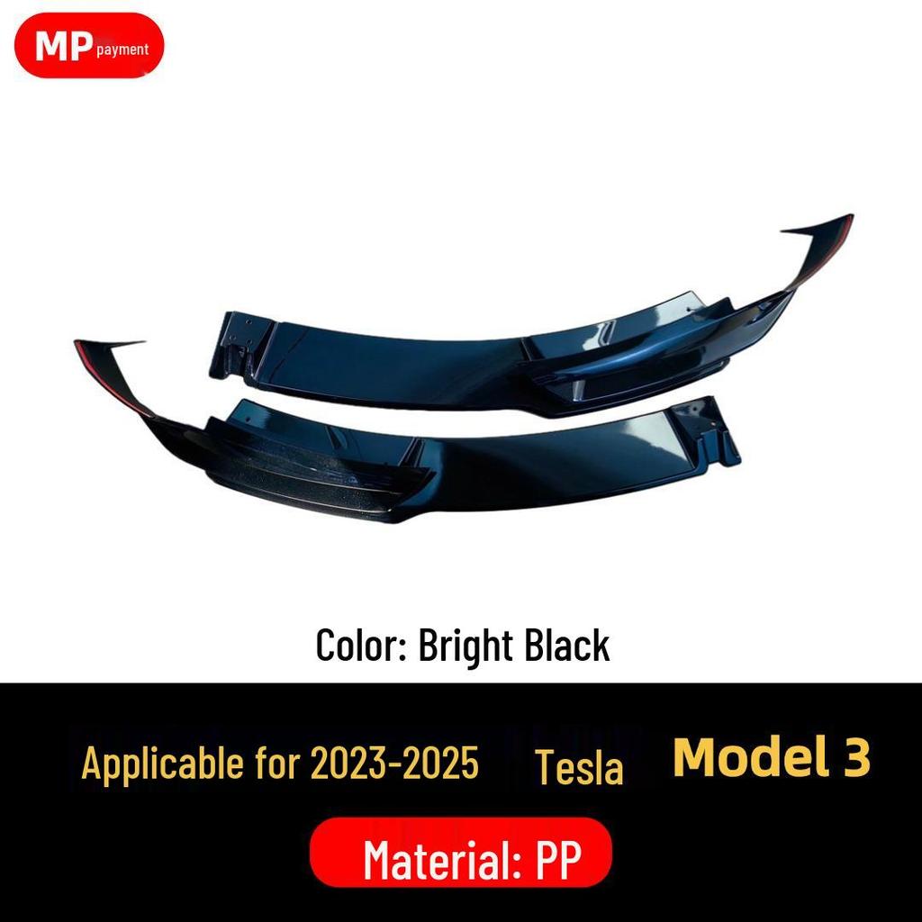 23-25 Tesla Model 3 Front Bumper Lip Kit, MP Style Decorative Accessory