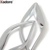 For Mazda CX-5 CX 5 2012 2013 2014 2015 Chrome Car Rear Bumper Fog Light Lamp Cover Trim Tail Foglight Bezel Trims Accessories