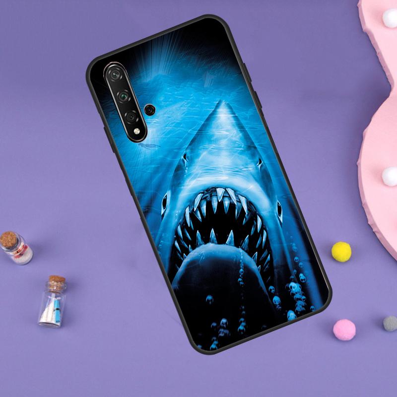 Jaws 1975 Movie Poster Case For Huawei Nova 11i 3i 7i 5T 11 9 10 SE Y60 Y61 Y70 Y90 Y91 P20 P40 Lite P30 Pro Cover