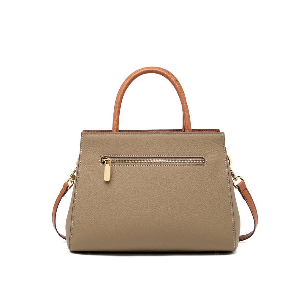 Genuine Leather Women's Bags Shoulder Messenger Lock Cover Super Soft Skin Ladies  Bags