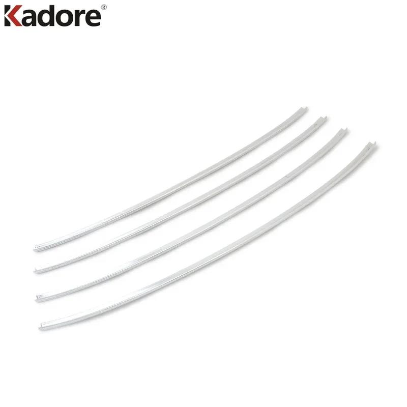 Front Grille Grill Cover Trim For Toyota Corolla 2017 2018 Facelift Chrome Car Front Lower Grills Molding Strip Accesories