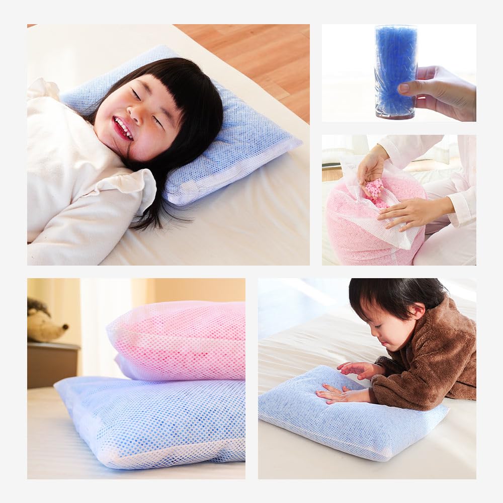Washable, Made In Japan Pipe Pillow [Loved by Many, Sold Over 110,000 Units] Junior Size, Blue, Standard Pipe, Pipe Pillow, Made In Japan, Height