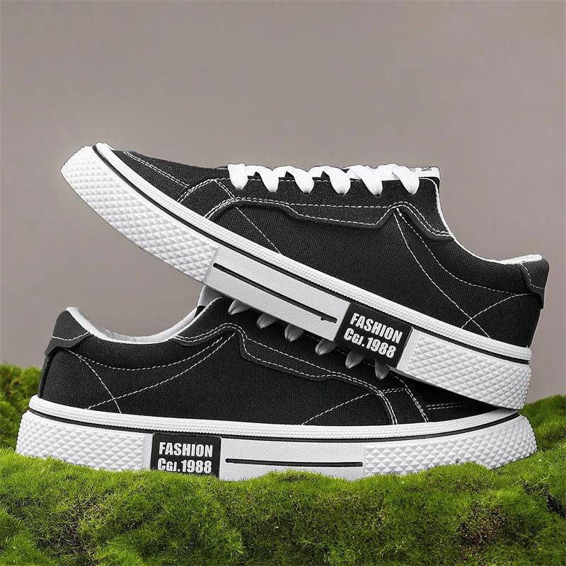 Tênis Masculino Lona Ventilado Macio e Confortável Sapatos Esportivos e de Lazer para Homens Mocassins Antiderrapante Resistente ao Desgaste Moda