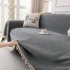 Modern Minimalist Chenille Sofa Throw Cover With Herringbone Universal Fit Living Room Furniture