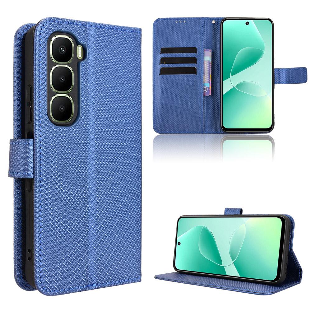 Flip Cases for Infinix Hot 60i 4G PU Leather Full-Body Protection Shockproof Durable Retro Phone Case
