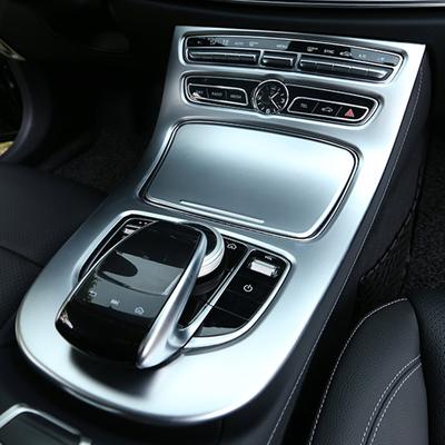 Car Styling Console Gear Panel Frame Console Gear Shift Panel Cover Trim For Mercedes Benz E-Class W213 2016-18 ABS Carbon