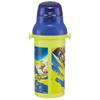 Skater Children's Plastic Water Bottle 480ml One Push Open/Close Antibacterial Child Friendly Lightweight Antibacterial Treatment Made in Japan Splato