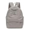 2025 Women's Corduroy Casual Small Backpack - Mori Style, Solid Color