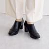 Himiko Square Toe Side Gore Pumps/643302 Black 230