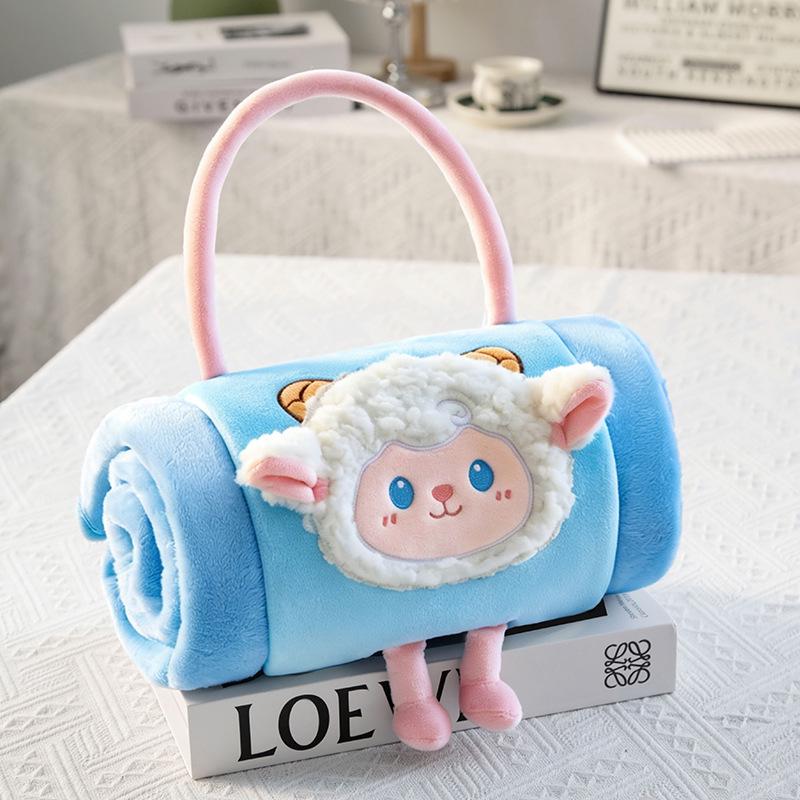 Coperta-Cuscino Peluche Cavallo 2026 – Morbido Pile per Sonnellini & Aria Condizionata, Perfetta per Eventi Aziendali