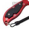 1091 Fish Lightweight Aluminum Fish Long Gun Grip (Iregui) Grip, Grip, Reach, (Red (Aluminum Trigger))