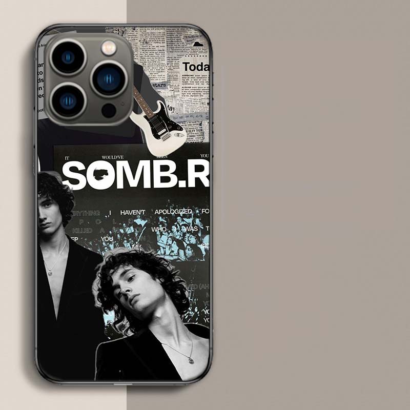 Singer S-Sombr Phone Case For Iphone 17 Air 15 Pro 14 Plus 16 Pro Max 12 13 Mini 11 16E X XS Cover Cute Fundas