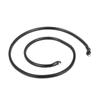 Trendy Simple Electroplated Titanium Steel Men's and Women's Round Snake Bone Necklace