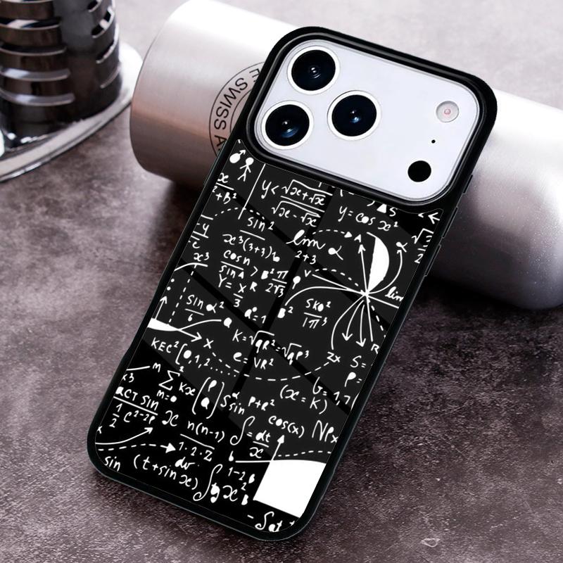 Physics Math Formula Equation Phone Case for iPhone 17 16 15 Pro Max Air 14 13 12 11 Plus Shockproof Capa Cover