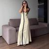 2025 Summer Women's V-Neck Spaghetti Strap High-Waist Slimming Dress - New Fashion Casual