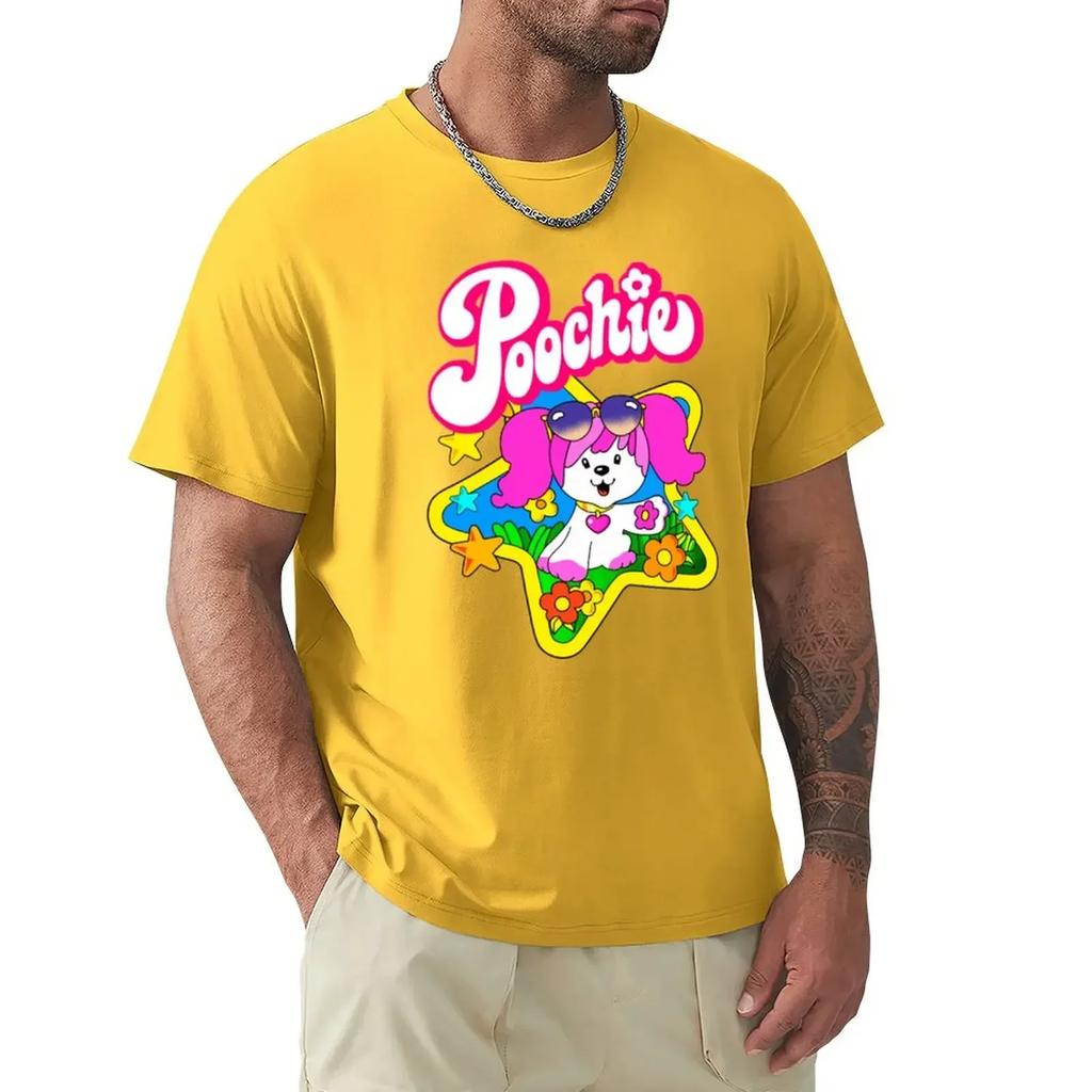 men animal prinfor boys Short sleeve tee cute tops men clothings Poochie T-Shirt plus sizes funnys new edition men clothing