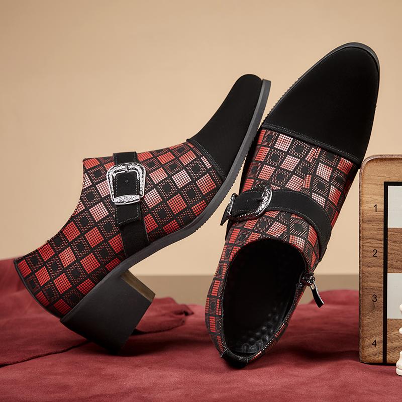 Mode Erhöhen 5.8CM High Heels Herren Formelle Schuhe Designer Luxus Business Lederschuhe Herren Oxfords Spitz Brautschuhe Mann