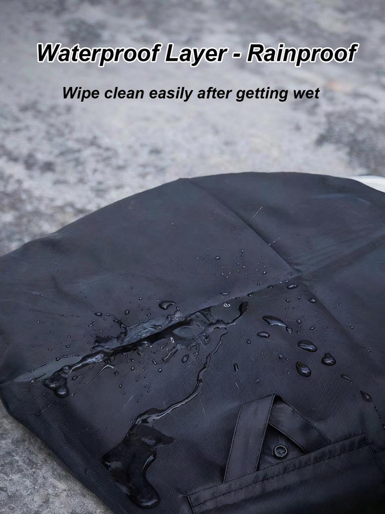 Waterproof Motorcycle Helmet Storage Bag - Durable Oxford Fabric, Dustproof Cover for Motorcycle/Cycling/Skiing Helmets