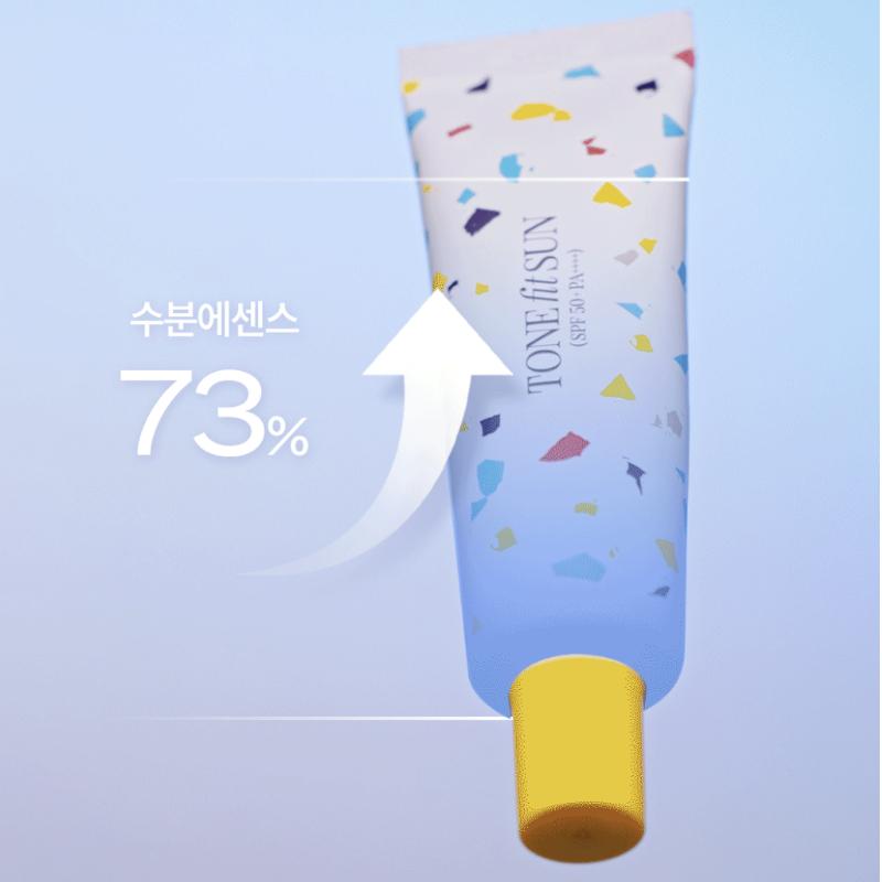 [TONEfitSUN] Crema Solare Idratante Vegana, Correttore Tono 50ml SPF50+ PA++++