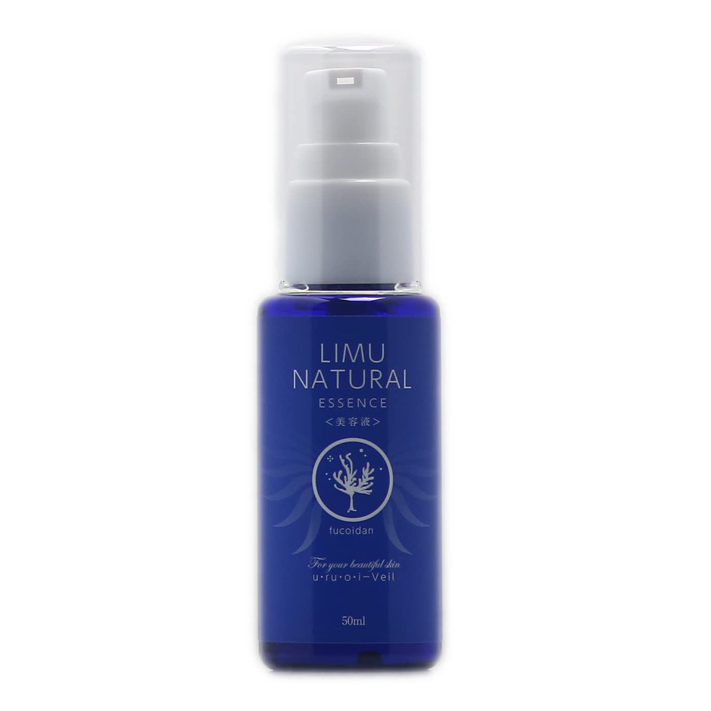Lim Natural High-Concentration Beauty Serum (50ml) [Transparency (by removing old dead skin cells and dirt) & Moisturizing] Fucoidan Anti-aging