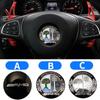 DUJF1 Aluminum 52mm Car Steering Wheel Center Emblem Inner Sticker for Mercedes Benz AMG W205 W212 W213 W220 W221 W202 W204 GLE GLC
