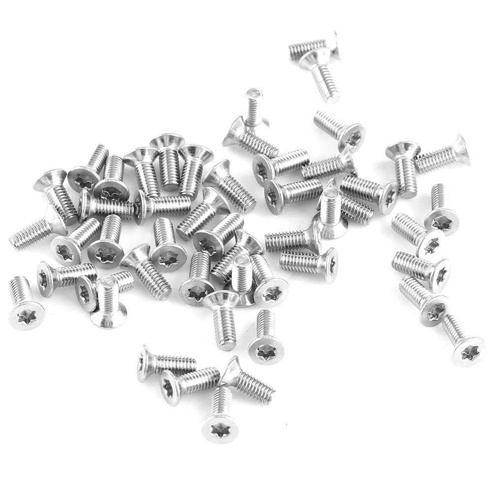 M3 Star Screws Countersunk Flat Head Screws Pack of 50pcs (M3*6)