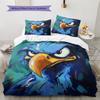 Blue Eagle  Pattern Bedding Quilt Set Quilt Cover Pillowcase Home Decoration  Gift (1 * Duvet Cover + 2 * Pillowcase, Without Core)