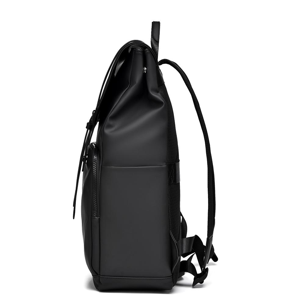 Large Capacity Commuter Backpack Men's Business Solid Color Backpack