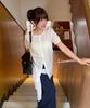 PLAC WOMEN Lace-Point Long Blouse 2 Colors