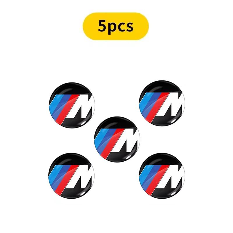 BBJG8 11mm 14mm Car Remote Key Emblem Badge Radio Button Sticker for BMW M Performance E39 E46 E90 E30 E60 E91 E92 F30 F31 Z4 X3 X5 X7