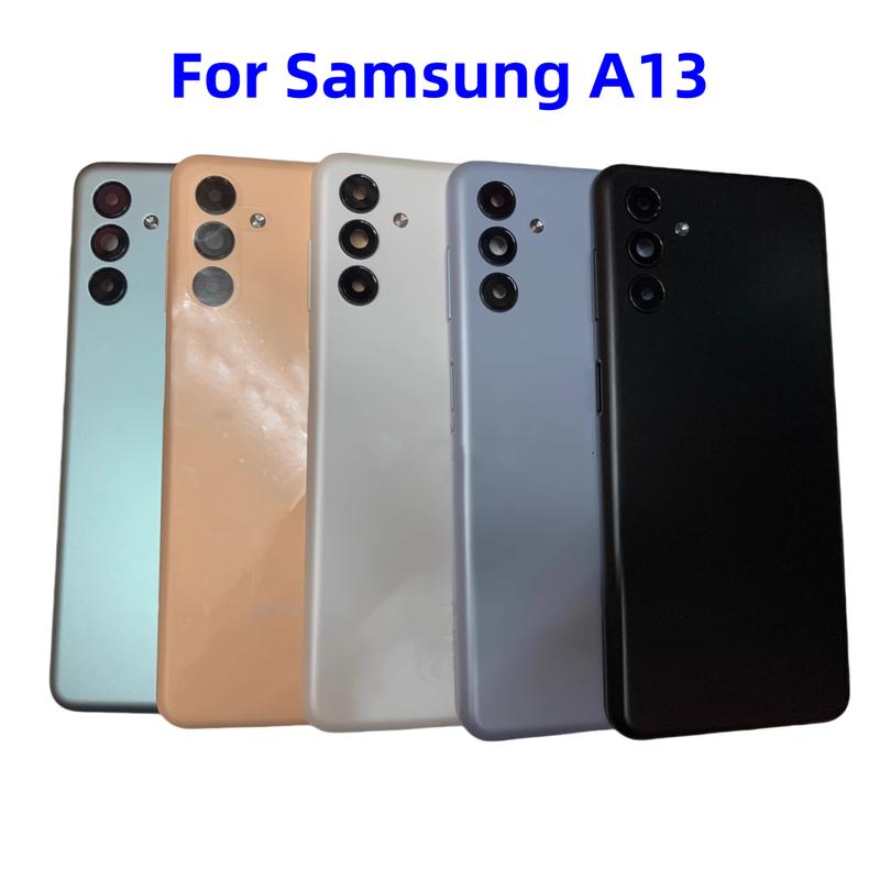 

Back cover for Samsung Galaxy A13 SM-A135 A136 A135F/DS A136U A135M battery cover Housing Cover Repair Parts Battery Door Black for A13 4G