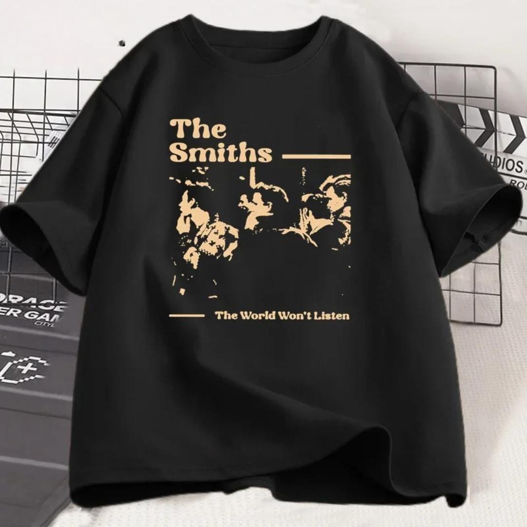 New The Smiths Band T-Shirt 90s Tee Streetwear Fan Inspired Cotton S