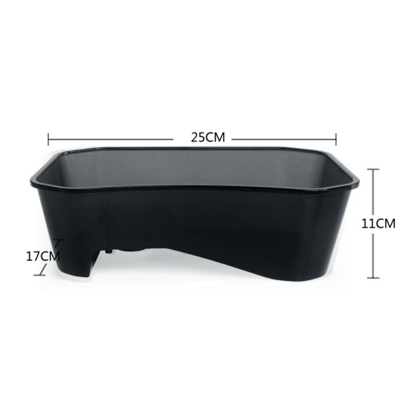 Mini Turtle Tank With Basking Ramp Platform 5 Area Design Small Tortoise Reptile Habitat Breeding