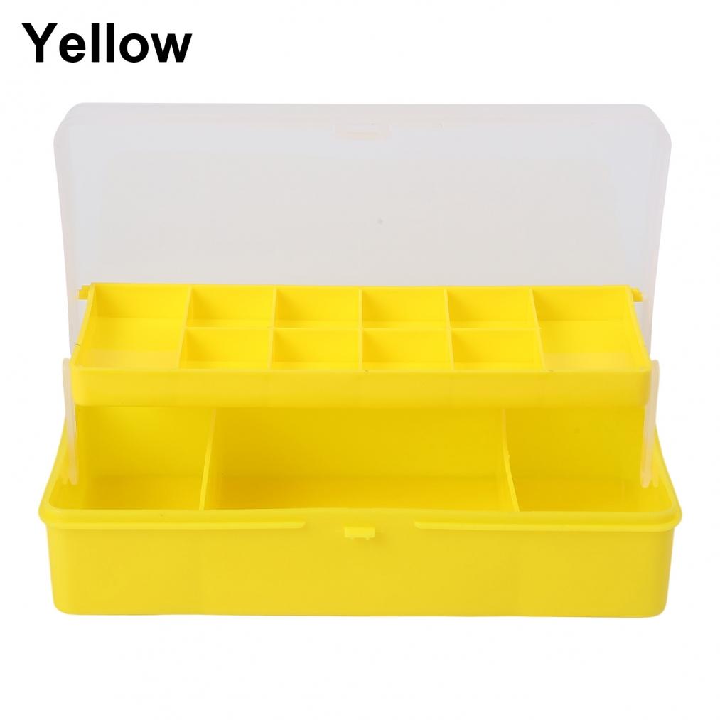 Two Layer Fishing Box with Multi Compartment Design for Efficient Storage