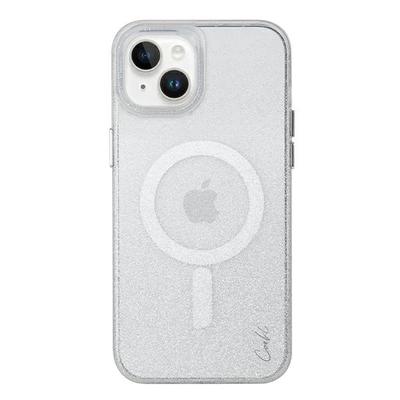 Uniq Coehl Lumino Case for iPhone 14 Plus/ 15 Plus 6.7 Silver/Sparkling Silver
