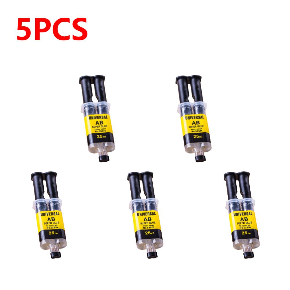 1-5PCS Long-lasting Reliable Epoxy Resin Strong Glue Repair Adhesive Super Liquid Glue AB Glue 4/25ML Waterproof for Glass Metal