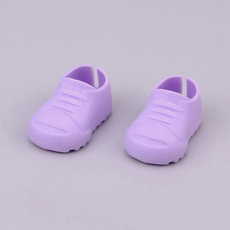 15/17cm Boty pro panenky Plastové mini boty pro panenky Mini prstové boty Oděvní doplněk pro 6,9palcové panenky Slepá krabička panenka