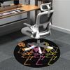 1PC Skeletoons Skeletons Office Round Area Rug, Mat Suitable For Office, Under Office Chairs Bedroom Living Room Home Decor, Room Deco