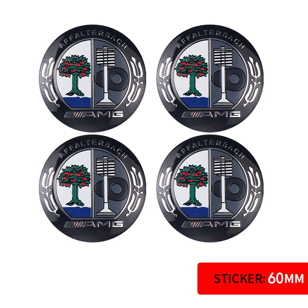 56/60/65MM Car Sticker Wheel Center Covers Hub Cap Emblem Decoration Decal for Mercedes Benz AMG W212 W204 W211 W124 A B S Class