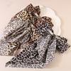 1/3PCS Printed Leopard Print Bow Hair Clip, High-end and Niche Retro Spring Clip, Women's Hair Accessory