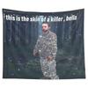Aertemisi This is The Skin of a Killer Bella Meme Tapestry Wall Hanging Art for Bedroom Living Room College Dorm Party Backdrop