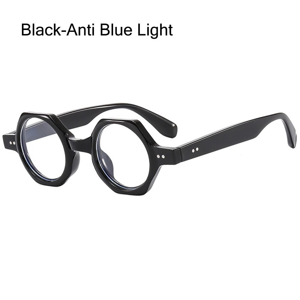 Polygon Square Sunglasses Hexagon Shades Eyewear for Women & Men Y2K Rivets Sun Glasses Clear Ocean Lens Sun Glasses UV400