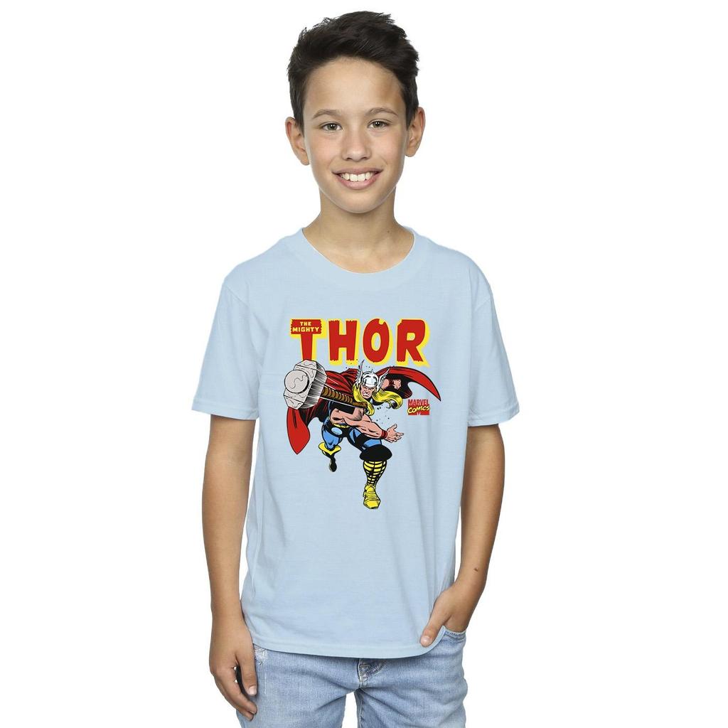 Marvel Universe Boys Thor Hammer Throw T-Shirt