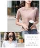 cut and short street Harajuku summer summer cool one white [J.STORE] T-shirt, sew, V-neck, women's, sleeve, top, v-neck, spring, summer, Korean,