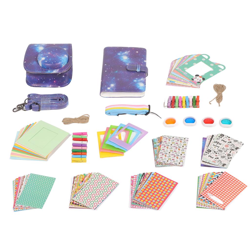 For Fujifilm Mini 11 Accessories Bundle Kit Includes Camera Case Album Color Filter Camera Case Stra