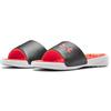 Under Armour Playmaker Fixed Strap Comfortable Versatile Rubber Sole Slide Sandals Women Sandals Black Orange 3000063-104